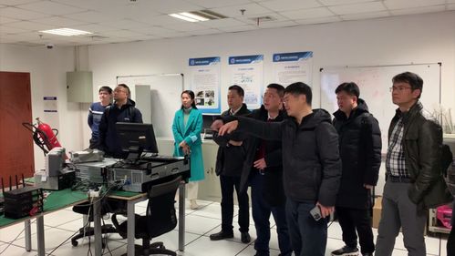 海格通信集團董事長余青松 粵通院院長朱伏生一行來上海高等研究院交流訪問