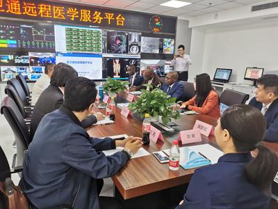 張宗武先生陪同津巴布韋駐華大使一行考察醫療企業